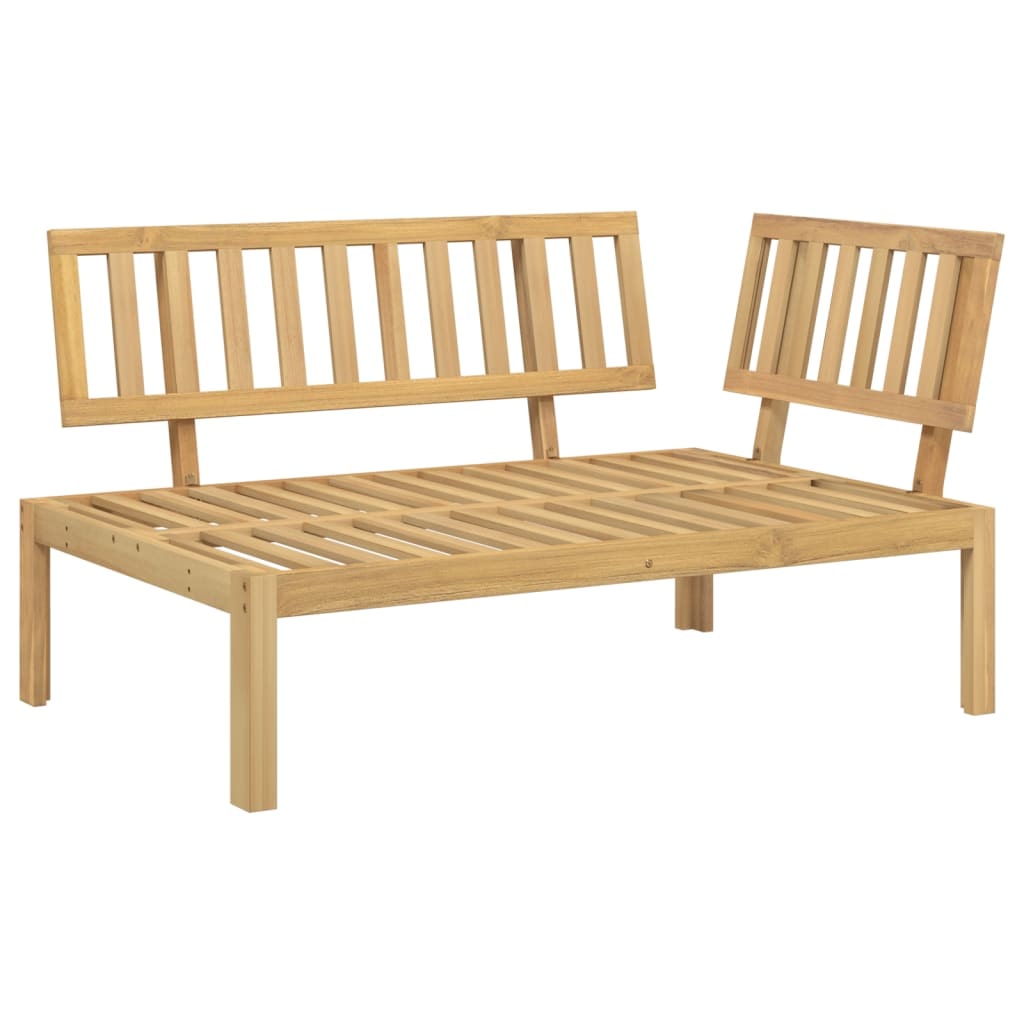 vidaXL Tuinhoekbank pallet massief acaciahout