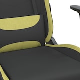thumbnail of vidaXL Gaming-Stuhl mit Fußstütze Schwarz und Hellgrün Stoff