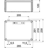 thumbnail of OBO Bettermann Kabelabzweigkasten T350E 0VA 7205786