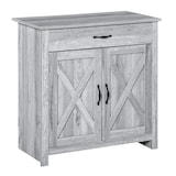thumbnail of HOMCOM Aparador de Cocina con 1 Cajón 2 Puertas y Estante Interior Ajustable Mueble Auxiliar Decorativo para Comedor Salón 80x39,7x80 cm Gris