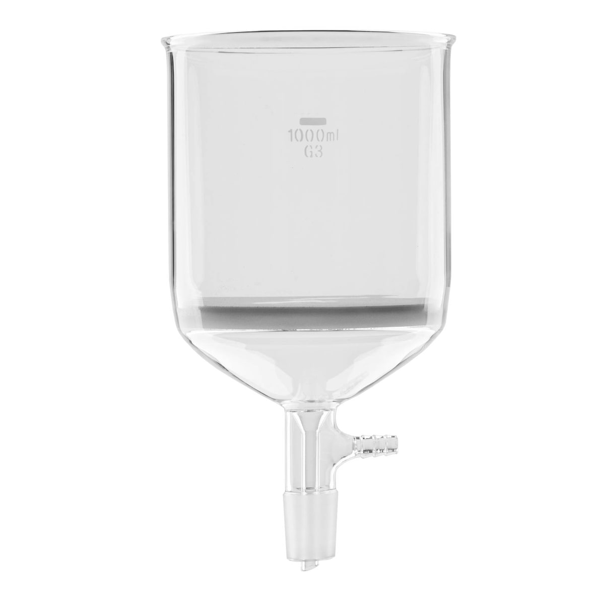 Steinberg Systems Embudo de laboratorio con frita - con membrana - 1000 ml - esmerilado normalizado: 24/40