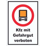 thumbnail of Verbot Kfz mit Gefahrgut Schild A1 (594x841mm)