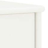 thumbnail of Table de chevet Blanc 35x30x40 cm Bois de pin massif