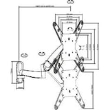 thumbnail of SpeaKa Professional SP-2518260 SuperFlex TV-Wandhalterung Ausziehbar, Werkzeugfreie Einstellung des