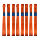 thumbnail of 8 Gurtschlaufen Doppelschlaufe Spanngurt für Motorrad Motorradspanngurt ORANGE
