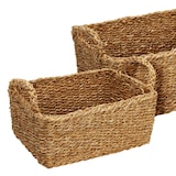 thumbnail of WellHome - 3er Set rechteckige Körbe in Naturfarbe 36x27x15cm