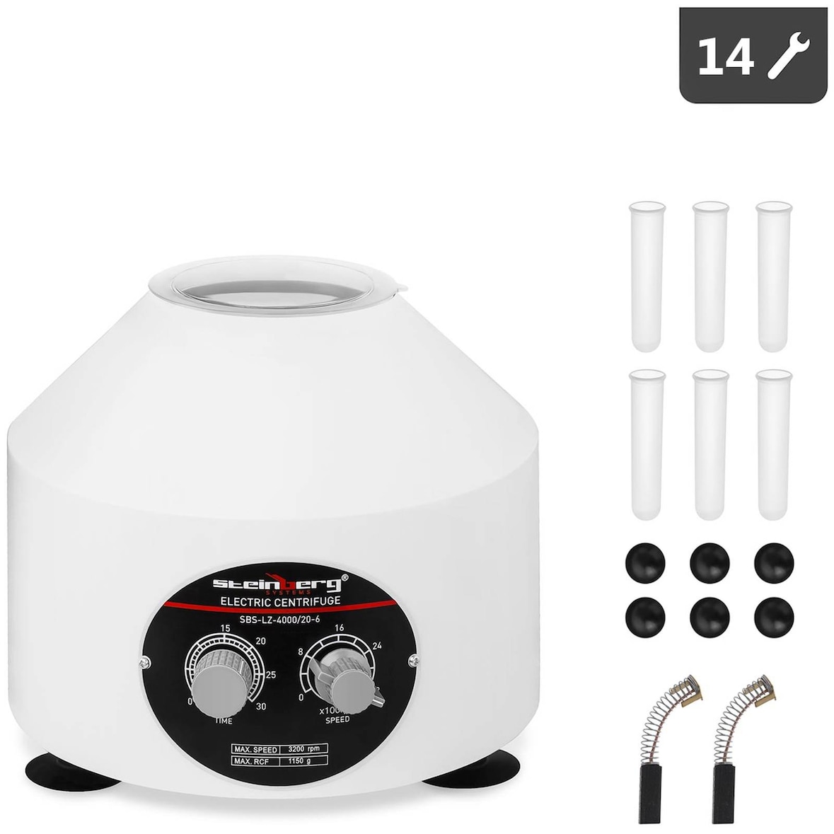 Steinberg Systems Tischzentrifuge - 6 x 20 ml - RZB 1200 xg