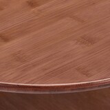 thumbnail of Relaxdays Beistelltisch, Sofatisch mit 2 Ebenen, Tischchen HBT: 60x47x40 cm, runder Couchtisch Wohnzimmer, Bambus, braun