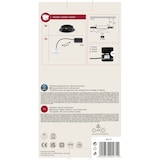 thumbnail of Paulmann Spot encastré LED Nova Coin Kit de 3 orientable  rond 84mm 50° Coin 3x6W 3x470lm 230V  2700K Noir mat 94471