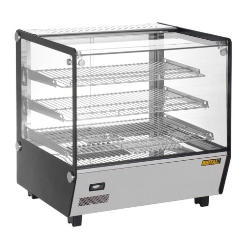 Equipementpro - Professionelle beheizte Thekenvitrine 160 Liter 1500 Watt - Buffalo