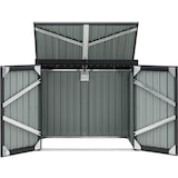 thumbnail of Uniprodo Mülltonnenbox Metall - 2 Tonnen (240 L) - abschließbar