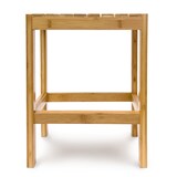 thumbnail of Relaxdays Bambushocker, HxBxT:40x28x32cm, aus Holz, universell & dekorativ, Beistelltisch/Blumenhocker, natur