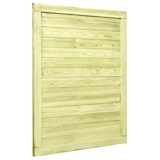 thumbnail of Puerta de valla de jardín madera pino impregnada 125x100 cm