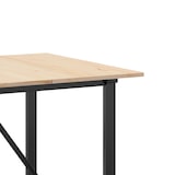 thumbnail of Table à manger cadre en O 180x90x75 cm bois de pin massif acier Modèle Polaris Bois Plus