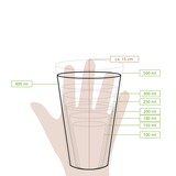 thumbnail of greenbox - Pappbecher 400 ml / 16 oz, Ø 90 mm, braun, 50 St.