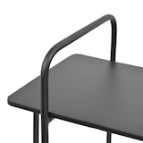 thumbnail of LOFT42 Easy Bijzettafel met Tijdschriften- of Krantenbak - Metaal - Mat Zwart - 62x28x37
