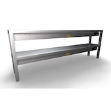 thumbnail of Combisteel RVS warmtebrug, 2-traps verwarmd, 1800x300x650mm