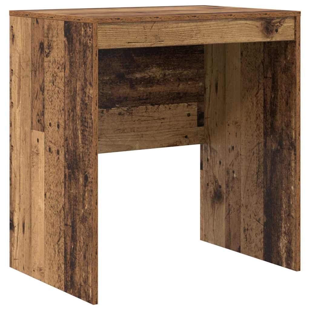 vidaXL Bureau Oud hout 70 x 50 x 76 cm Bewerkt hout