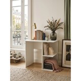 thumbnail of Computertisch WL5.757 Weiß Schreibtisch 82 x 60 x 76 cm, Kleiner Laptop PC Tisch Büro ohne Rollen, Bürotisch mit Ablage, Arbeitstisch Klein Nähtisch