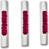 thumbnail of 3er-Set Infinity-Bloom Tube - weiß/berry - 40x6,5 cm