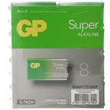thumbnail of 9V Batterie GP Alkaline Super 9V 8 Stück E-Block 6F22 9 Volt