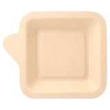 thumbnail of Platos Cuadrados 'Bionic'  11X11X1,7 Cm Natural Bagazo (1000 Unidades)
