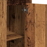 thumbnail of Helloshop26 - Buffet Sideboard Kommode Schrank Aufbewahrungsmöbel Organizer Küche Wohnzimmer Lounge hoch Altholz 36 x 35,5 x 103,5 02_0035654