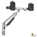 thumbnail of Novus Clu Plus X2 Dual Monitorhalter für TSS Säulen (992+2009+001), silber