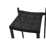 thumbnail of METRO PROFESSIONAL Cadeira de bar Gastro Balsario, alumínio/PE rattan, preto