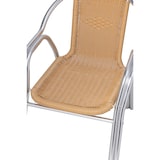 thumbnail of METRO PROFESSIONAL Fauteuil de terrasse NARNI, alu/poly rotin, empilable, beige