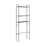 thumbnail of Meuble wc pont de rangement étagère wc en métal noir KALI