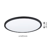 thumbnail of Paulmann LED-paneel 3-Step-Dim Atria Shine Backlight   rond 420mm  22W 2300lm 3000K Zwart dimbaar 70999