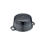 thumbnail of Bräter/Kochtopf,  rund, Gusseisen, schwarz/grau - b.iron, ? 24 cm