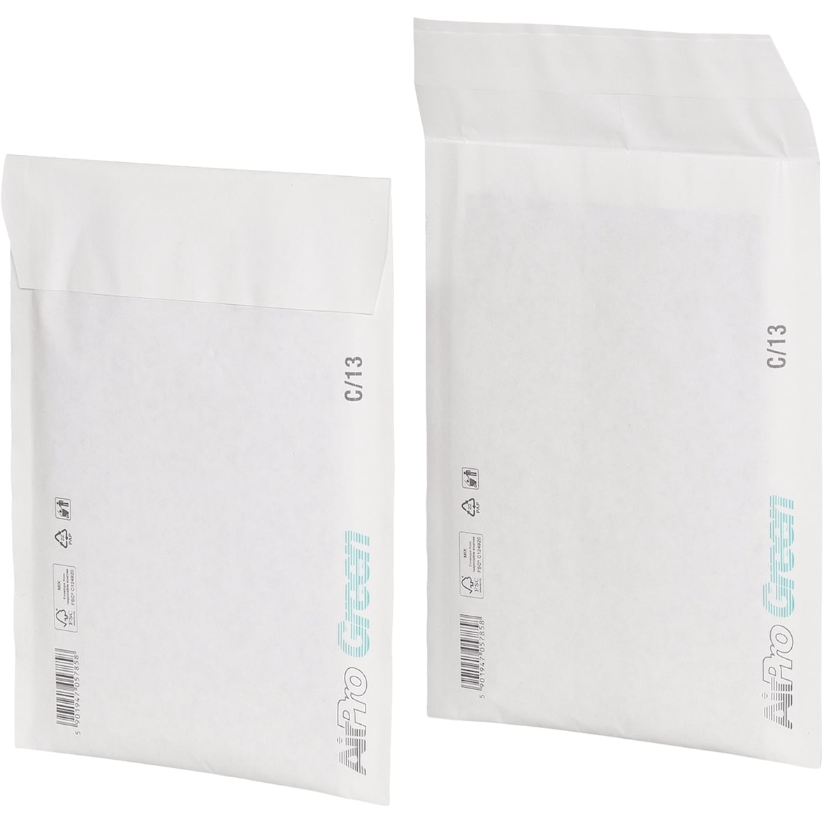 AirPro Green W13 VT 00012281 150x215mm haftklebend 75g weiß 100 Stück