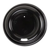 thumbnail of 500x Domdeckel TUBE schwarz für Pappbecher COFFEE TO GO mit 90mm Ø