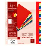 thumbnail of Exacompta 88E 20x Farbige Register aus PP, 31-teilig, für DIN A4+ - Farben sortiert