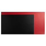 thumbnail of Exacompta 29141E Flexible Schreibunterlage Home Office, aus zweifarbigem Kunstleder (Polyurethan),weich und widerstandsfähig, 40 x 80 cm, schwarz/rot