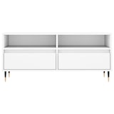 thumbnail of vidaXL TV-Schrank Weiß 100x34,5x44,5 cm Holzwerkstoff