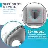 thumbnail of Dayshake Aufblasbares Reisekissen – Multifunktionales Nackenkissen – Inkl. Handpumpe und Aufbewahrungstasche – Für Flugzeug, Zug und Auto