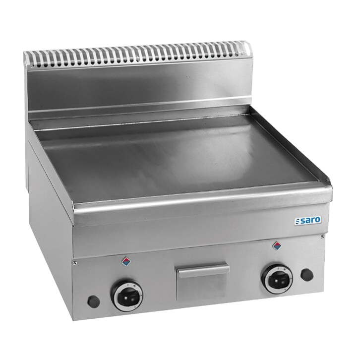 SARO Gasgrillplatte, glatt, Auftisch, 600x600, GFT66L