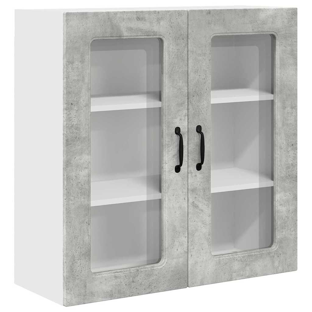 vidaXL Küchenwandschrank Beton Grau 80 x 31 x 80 cm Holzwerkstoff