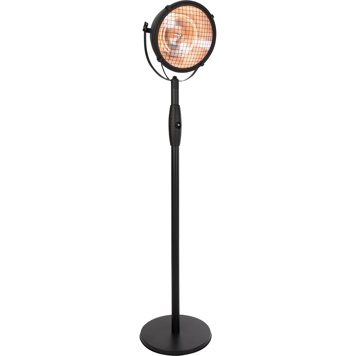 Stufa da patio Sunred Indus Bright Standing nera 2100 Watt