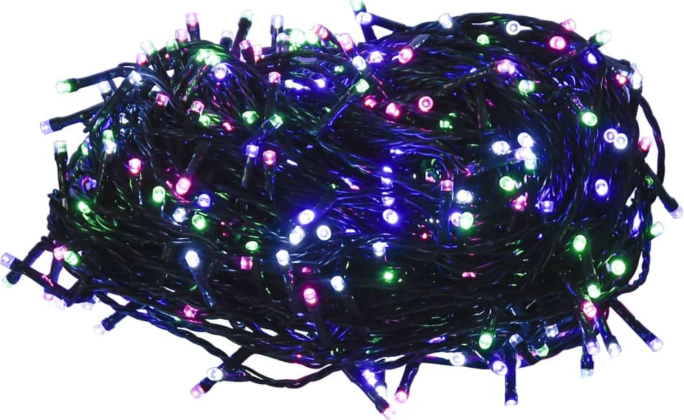 vidaXL LED-Lichterkette mit 1000 LEDs Pastell Mehrfarbig 100 m PVC