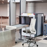 thumbnail of Arbeitsstuhl / Counterstuhl ASPEN WORK W Netzstoff transparent / Sitz Stoff grau hjh OFFICE
