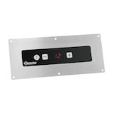 thumbnail of Stalen inductiekookplaat 1 x (Ø) 260 mm, zwart & zilver, 300 W, 220 V - MONO