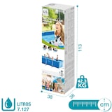 thumbnail of Piscina tubular rectangular con depuradora Metal Frame INTEX