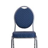 thumbnail of METRO PROFESSIONAL Chaise de banquet empilable, acier/polyester, bleu/argent