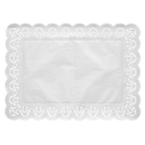 thumbnail of PAPSTAR 100 Spitzenpapiere eckig 53 cm x 32,5 cm weiss