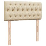 thumbnail of vidaXL Boxspringbett mit Matratze Creme 90x200 cm Stoff