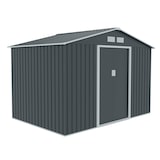 thumbnail of HATTORO S200 XXL Metall Gerätehaus Geräteschuppen Garten Haus Schuppen Gartenhaus Laube Grau